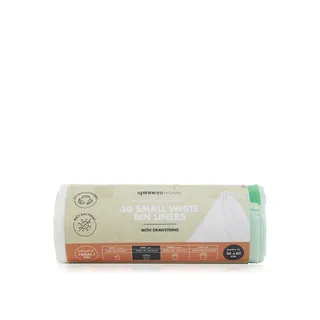 Spinneyshome Small Garbage Bags White x30