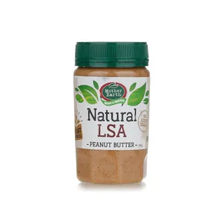 Mother Earth Natural LSA Blend Peanut Butter 380g