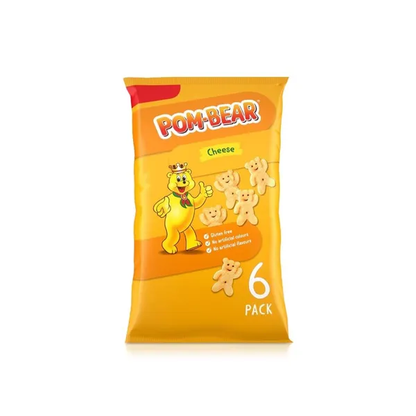 Pom Bear Cheese Crisps x 6 78g