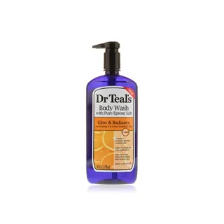 Dr. Teal's Epsom Glow & Radiance Foaming Bath with Pure Epsom Salt and Vitamin C 710ml