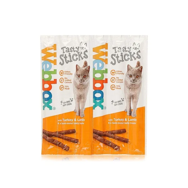 Webbox Turkey and Lamb Sticks x 6