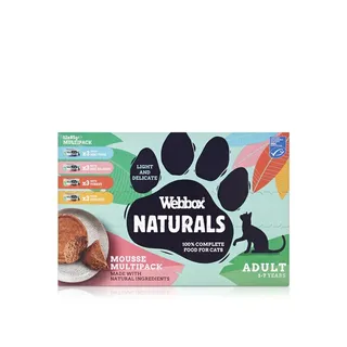 Webbox Naturals Mousse Cat Food 85g x 12
