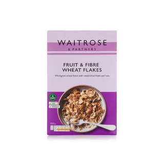 Waitrose Essential Fruit and Fibre Wheat Flakes 750g