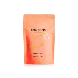 Oh My Gum Bonbons Sugar Free Raspberry 32g