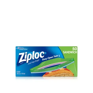 Ziploc Sandwich Bags 50 Pack