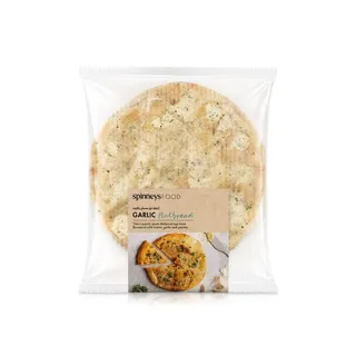 Spinneysfood Garlic Flatbread 250g
