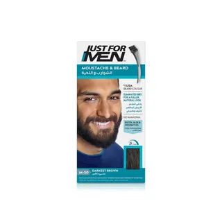Just For Men Moustache & Beard Colour Darkest Brown 28g