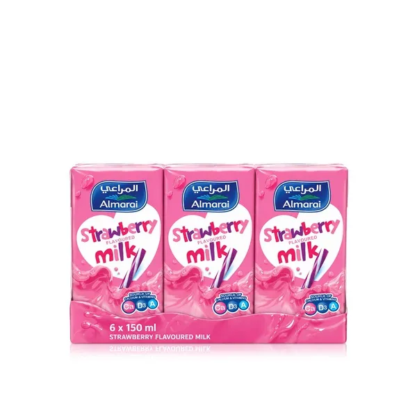 Almarai Strawberry Milk 6 x 150ml