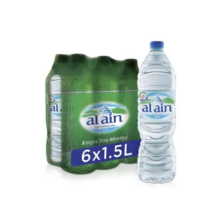 العين مياه شرب معبأة 6 × 1.5 لتر