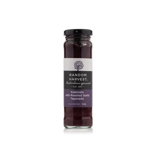 Random Harvest Kalamata with Roasted Garlic Tapenade 140g