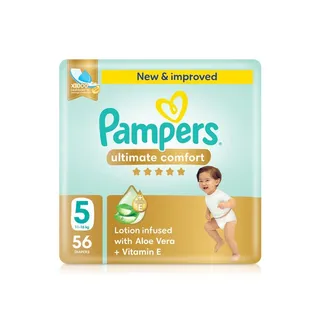 Pampers Ultimate Comfort Diapers Size 5 x 56