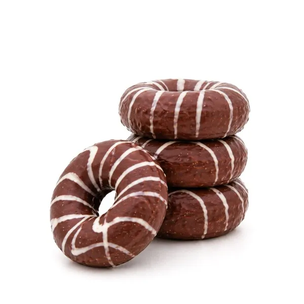 Spinneysfood Dark Chocolate Drizzle Donuts 63g x 4