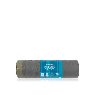 Waitrose Drawstring Refuse Bags 75 litre 20s