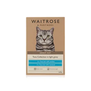Waitrose P&l Ocean Collection in Gravy Cat Food 6 x 85g