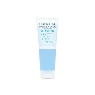 Waitrose Essentials Sensitive Aloe Vera Shaving Gel with Aloe Vera 250ml