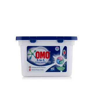 Omo 3in1 Laundry Capsules Eucalyptus 15 Pack 225g