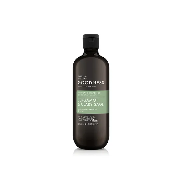 Baylis & Harding Bergamot and Clary Sage Natural Men's Shower Gel 500ml