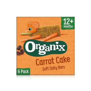 Organix Carrot Cake Soft Oaty Bars 6 x 23g