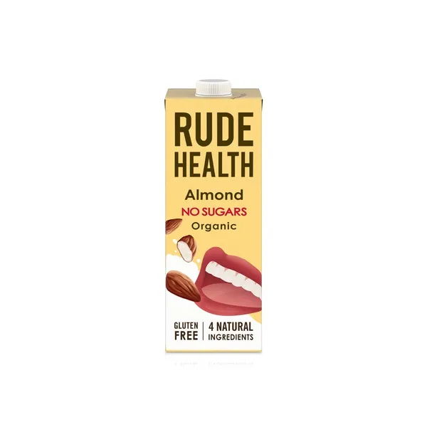 Rude Health Organic Sugar Free Almond Drink 1 litre