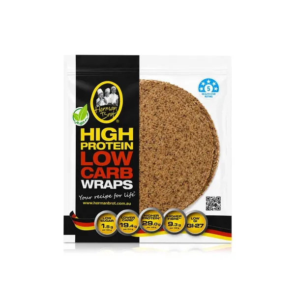Herman Brot Lower Carb Wraps