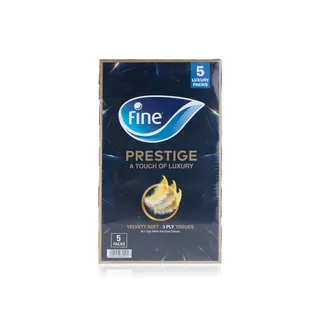 Fine 3ply Prestige Facial Tissues 96 Sheets x 5