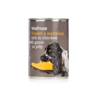 Waitrose Rich in Chicken with Game Dog Food 400g