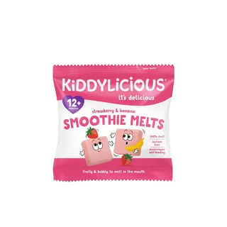 Kiddylicious Strawberry & Banana Smoothie Melts 12+ Months 6g