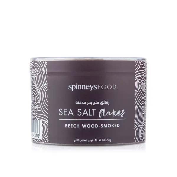 Spinneysfood Beech Wood Smoked Sea Salt Flakes 70g