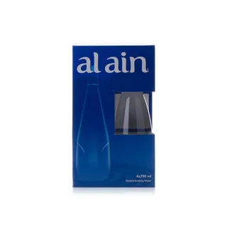 العين ماء عادي زجاج 750ml x 4