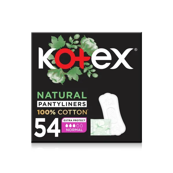 Kotex Natural Panty Liners Normal 54s