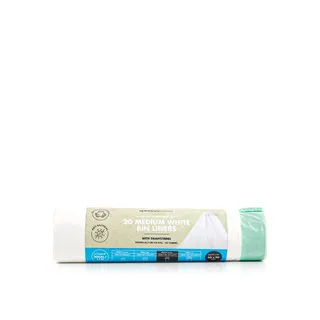 Spinneyshome Medium Garbage Bags White x30