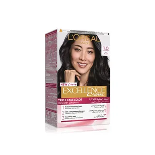 L'oreal Paris Excellence Creme Permanent Hair Colour 1.0 Black
