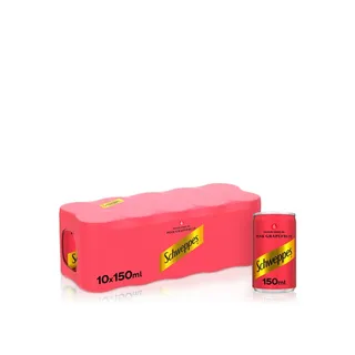 شويبس جريب فروت وردي عبوة 150 مل × 10