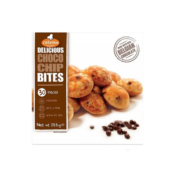 Creapan Frozen Delicious Choco Chip Bites x 30 255g