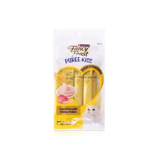 Fancy Feast Puree Kiss Tuna and Chicken Cat Treats 10g x 4