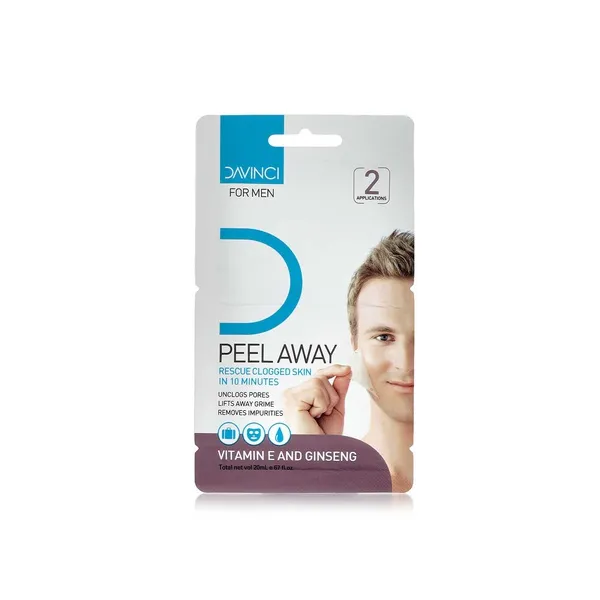 Davinci Men's Peel Away Mask 20ml