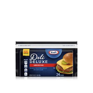 Kraft Deli Deluxe 2% Milk American Cheese Slices x24 453g