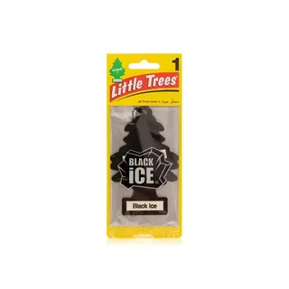 Little Trees Paper Car Air Freshener Tree Black Ice