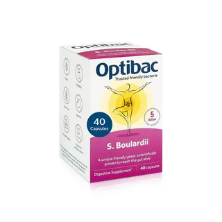 Optibac Saccharomyces Boulardii Capsules x 40