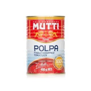 Solo Pomodoro Mutti Finely Chopped Italian Tomatoes 400g