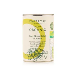 Waitrose Essential Four Bean Salad in Water 300g