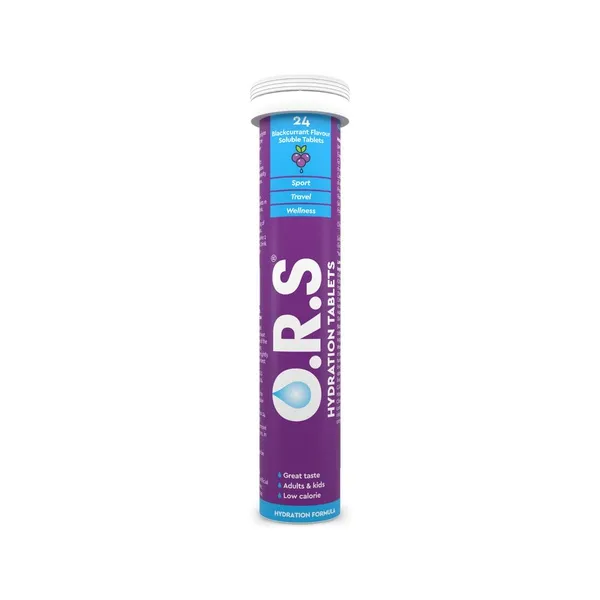 O.R.S Hydration Tablets Blackcurrant x24