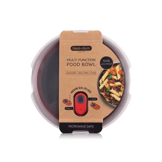 Black + Blum Round Microwaveable Multifunction Food Box Stainless Steel Large