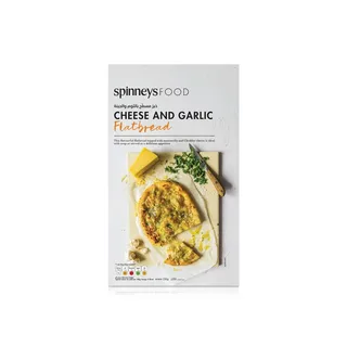 Spinneysfood Cheese & Garlic Flatbread 250g