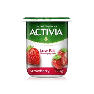 Activia Strawberry Yoghurt Low Fat 120g