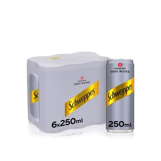 شويبس مياه صودا 250 مل × 6