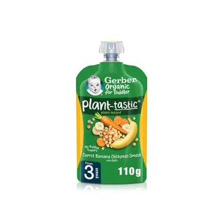 Gerber Carrot Banana Chickpeas Smash 110g (3+ Years)