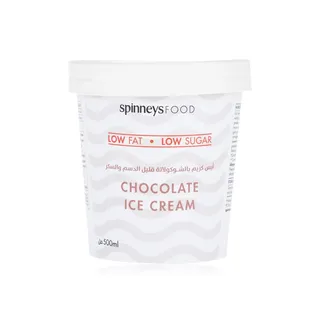Spinneysfood Low Fat Low Sugar Chocolate Ice Cream 500Ml