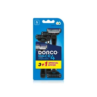 Dorco Pace 4 Men Disposable Razor 3+1