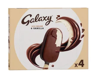 Galaxy Vanilla Ice Creams x 4 232g